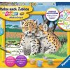 Spielzeug Ravensburger | Malen Nach Zahlen Kleine Leoparden