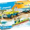 Spielzeug Playmobil | Playmobil 70436 Strandauto Mit Kanuanhanger