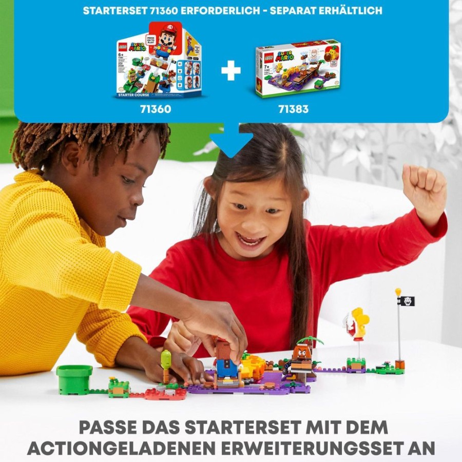 Spielzeug LEGO | Lego Super Mario 71383 Wigglers Giftsumpf