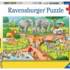 Spielzeug Ravensburger | Ravensburger Puzzle Ein Tag Im Zoo 2X24 Teile