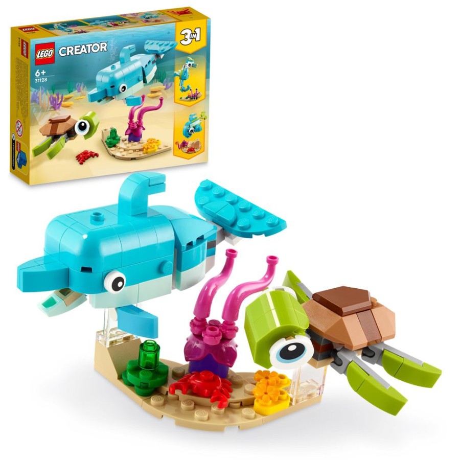 Spielzeug LEGO | Lego Creator 31128 Delfin Und Schildkrote