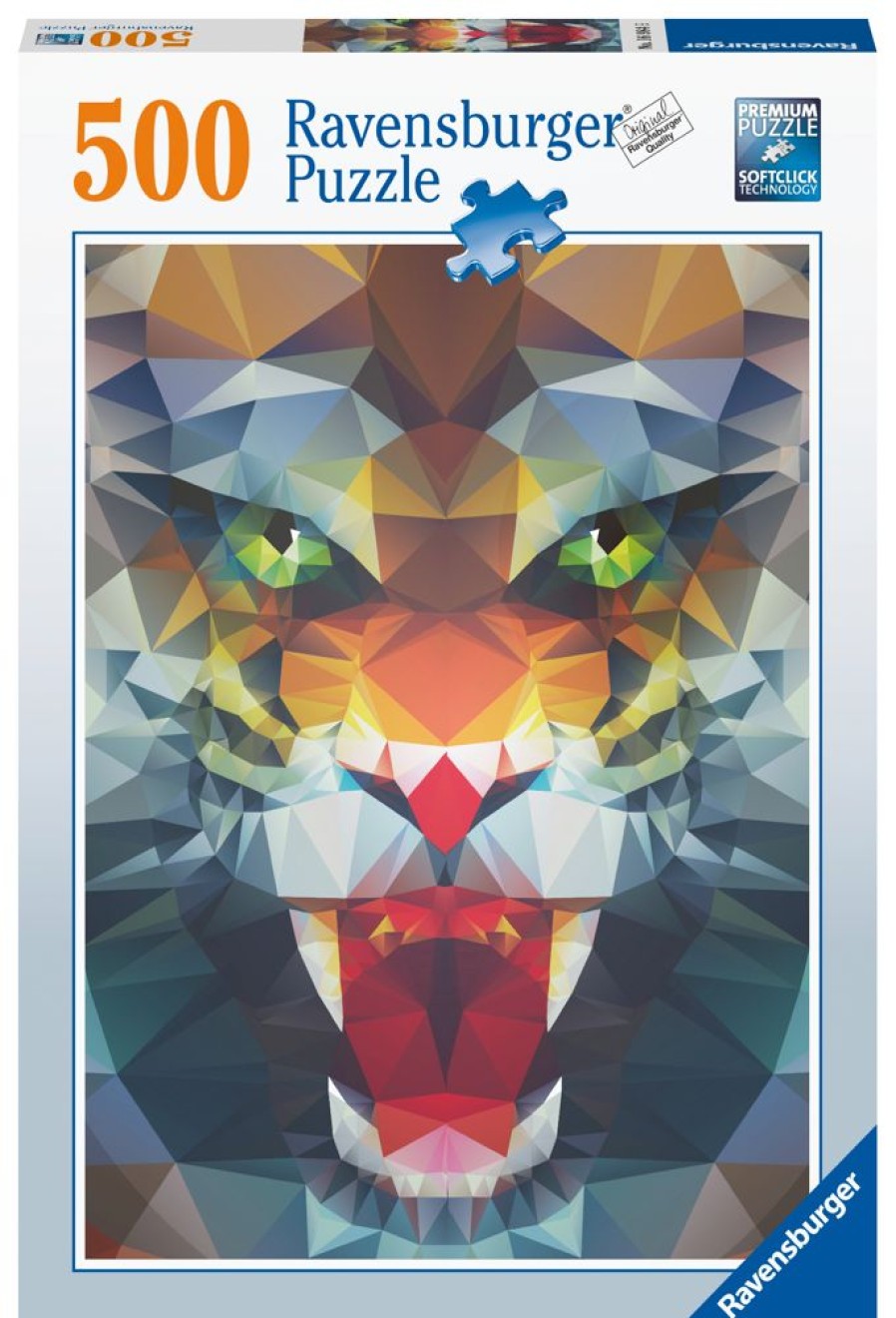 Spielzeug Ravensburger | Ravensburger Puzzle Lowe Aus Polygonen 500T