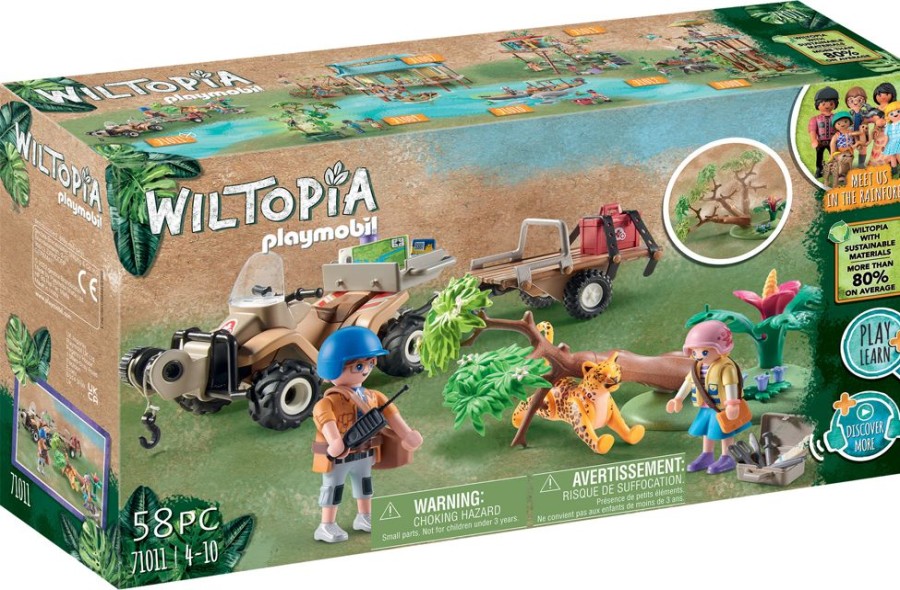 Spielzeug Playmobil | Playmobil Wiltopia 71011 Tierrettungs-Quad