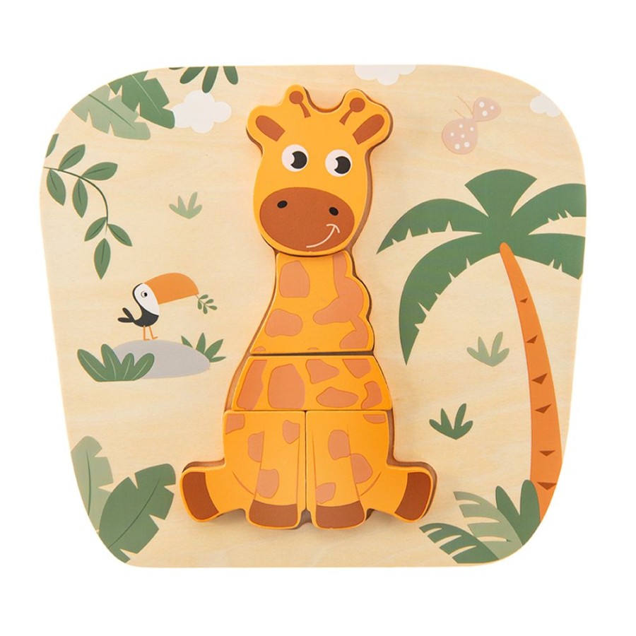 Spielzeug SMIKI | Holzpuzzle Giraffe