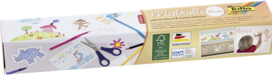 Spielzeug folia | Folia Malrolle Blanko Weis
