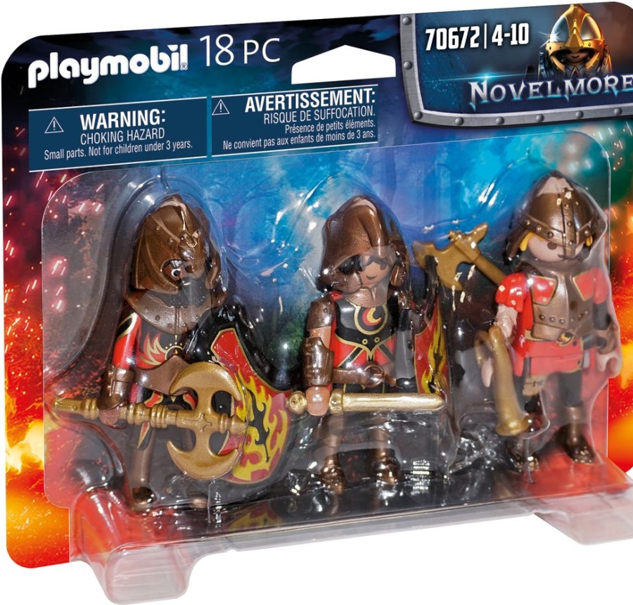 Spielzeug Playmobil | Playmobil 70672 3Er Set Burnham Raiders