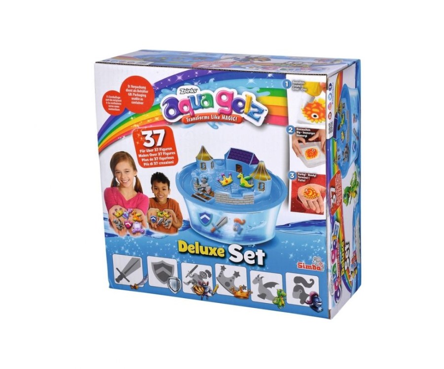 Spielzeug Simba Toys | Simba Aqua Gelz Deluxe Ritterburg