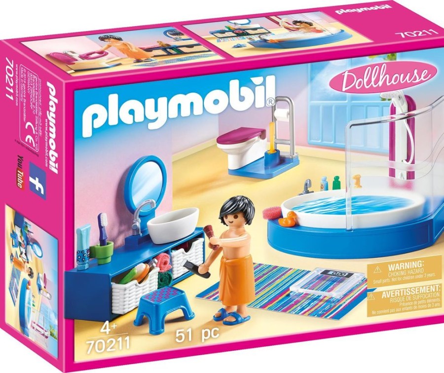 Spielzeug Playmobil | Playmobil 70211 Badezimmer