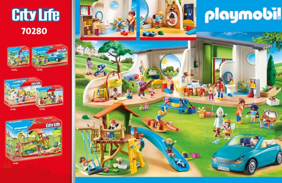 Spielzeug Playmobil | Playmobil 70280 Kita Regenbogen