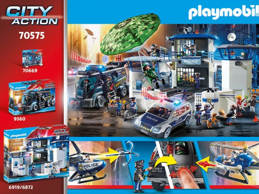 Spielzeug Playmobil | Playmobil 70575 Polizei-Helikopter