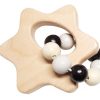 Spielzeug Hess | Hess Greifrassel Stern Nature Schwarz